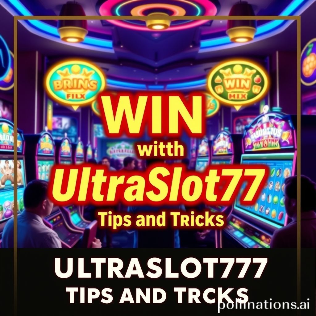 Menang Besar Dengan UltraSlot777: Tips Dan Trik